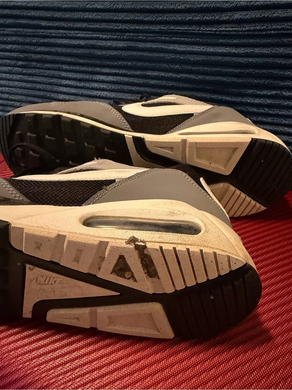 Nike Black, Gray and White Men's Athletic Shoes